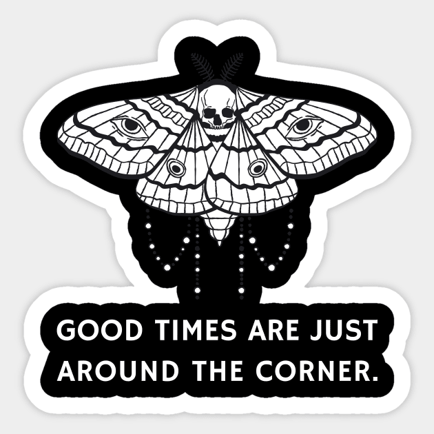 Death Head Moth Sticker by MangoJonesLife